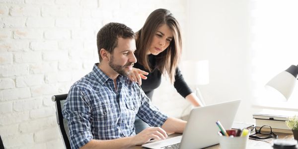 Person watching professional intervention training videos