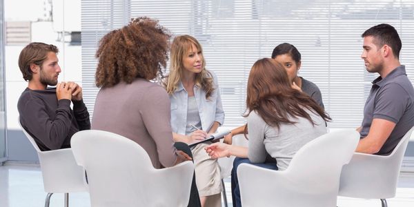 Group discussion and support circle